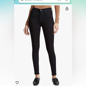 Hudson size 25 black skinny jeans